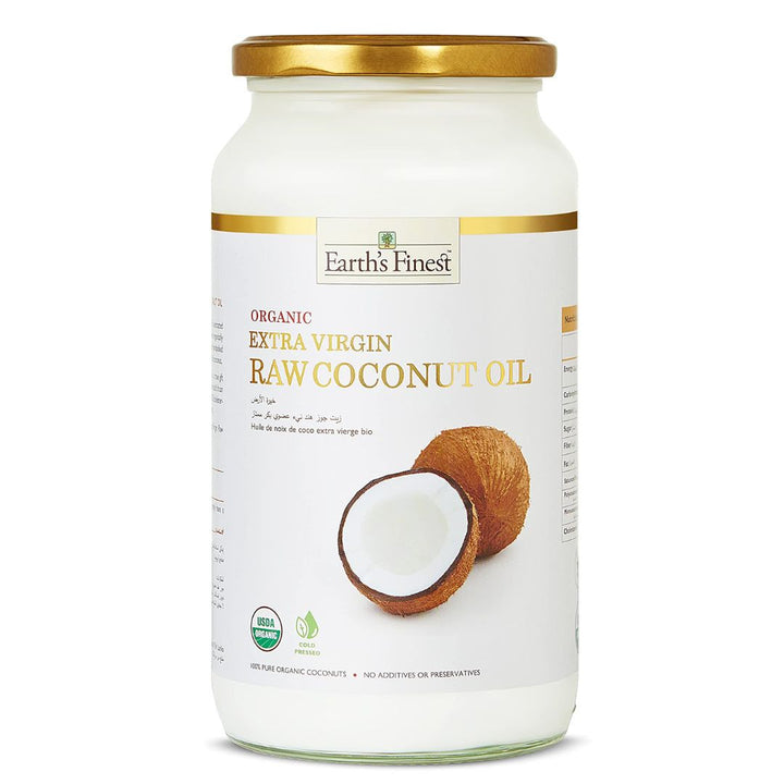 Earth's Finest Extra Virgin Raw Coconut Oil, 950ml