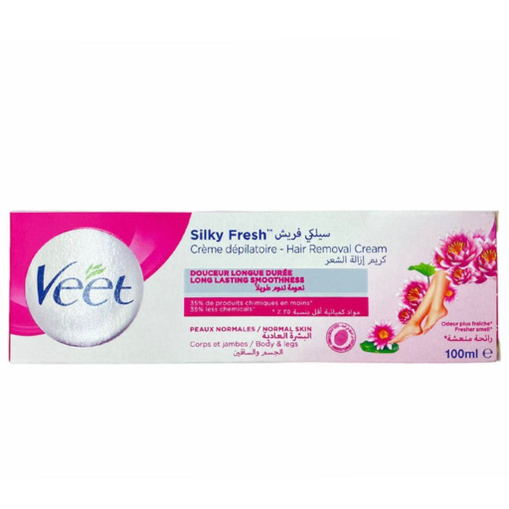 Veet Silk and Fresh Normal Skin Hair Removal Cream, 100g