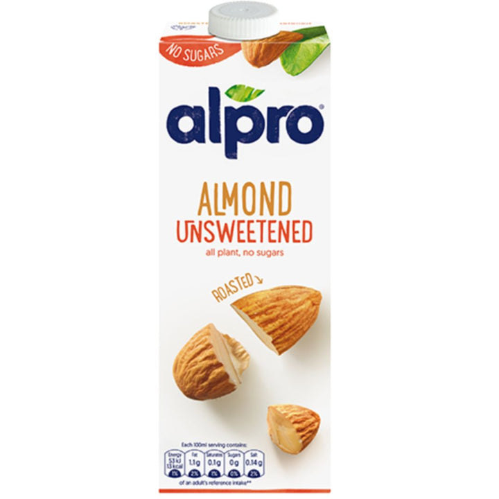 Alpro Roasted Almond Milk Sugar Free, 1L