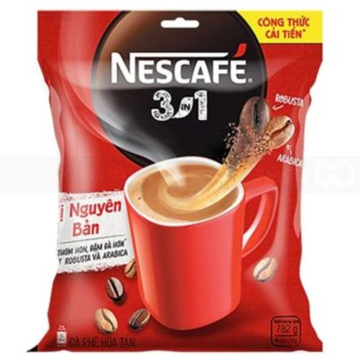 Nescafe 3 in 1 Instant Coffee - Original, 48 x 17g