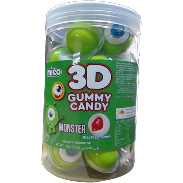 Mico 3D Gummy Candy-Monster, 300g