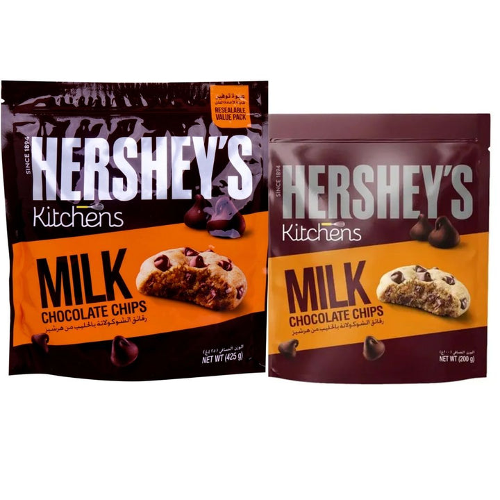 Hershey's Kitchens Milk Chocolate Chips, 425g + 200g