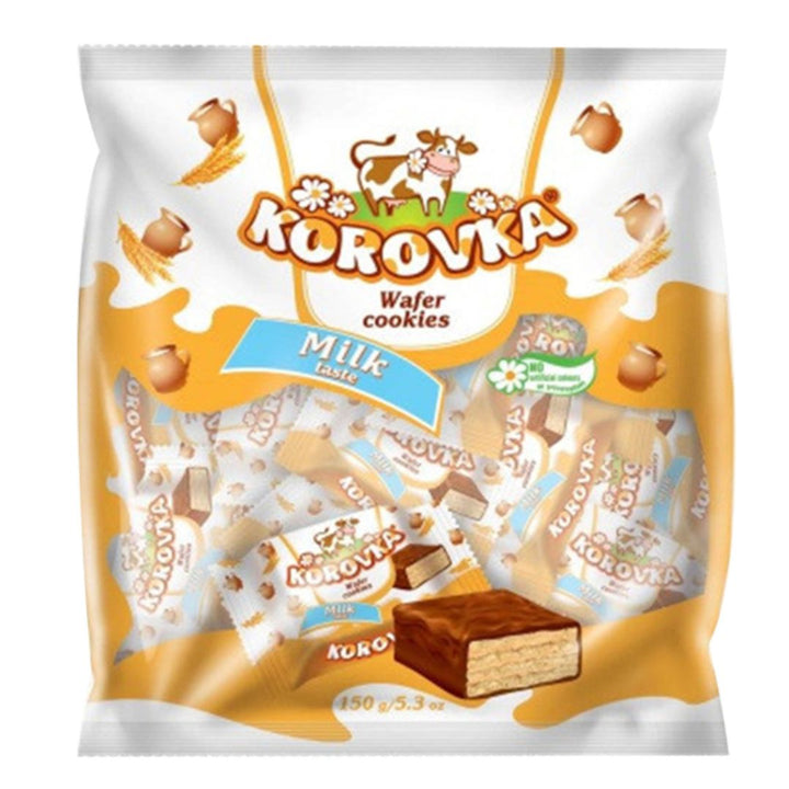 Uniconf Korovka Ves Wafer Cookies Milk Taste, 150g