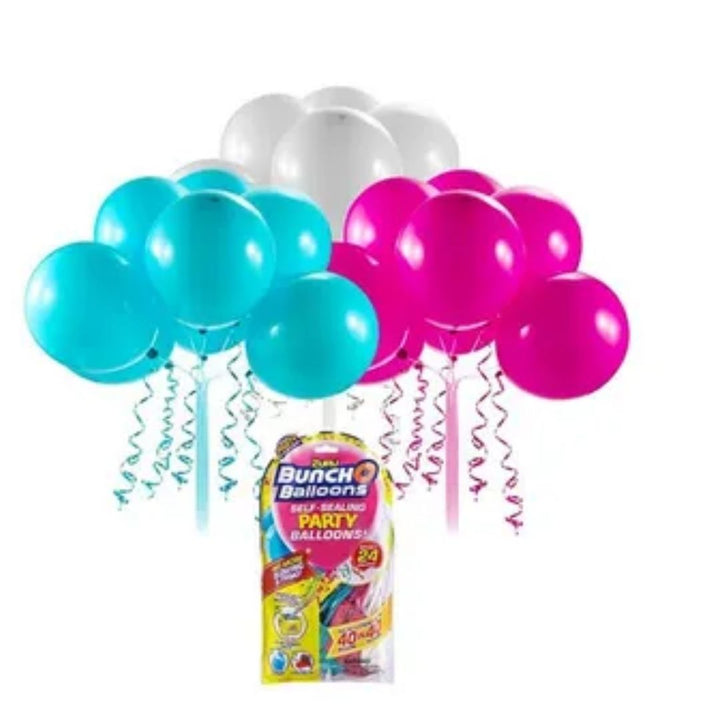 Bunch O Balloons By Zuru Self Sealing Party Balloons -  Pink, Teal and White