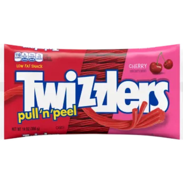 Twizzlers Pull 'N' Peel Cherry Candy, 396g