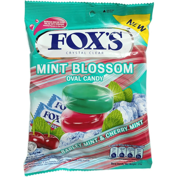 Fox's Crystal Clear Mint Blossom Oval Candy, 180g