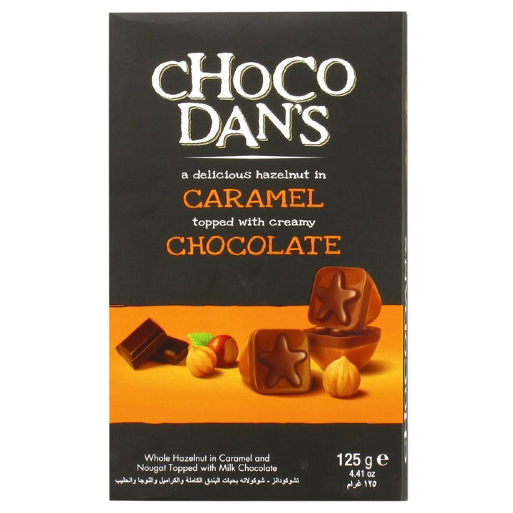 Chocodan's Candy Hazelnut-Caramel Nougat Milk Chocolate, 125g