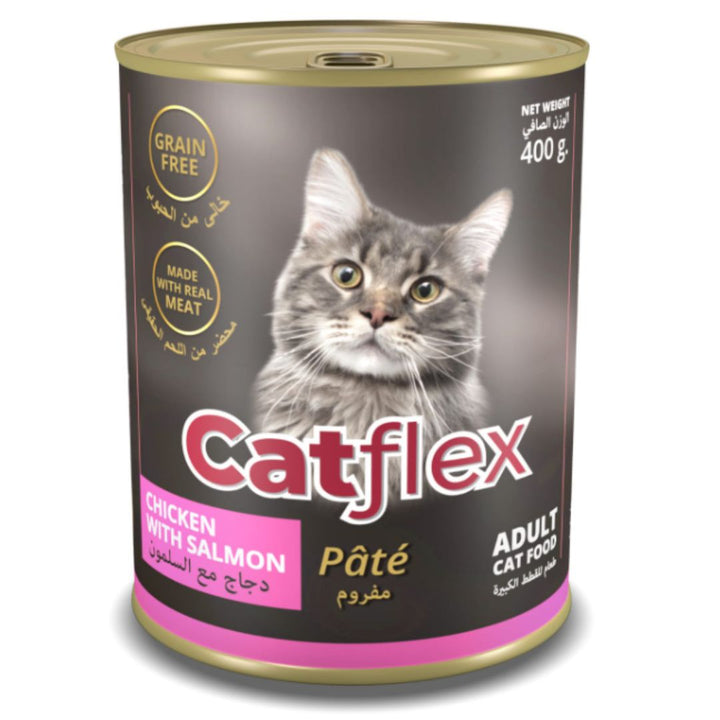 Catflex Pate Chicken With Salmon, 400g