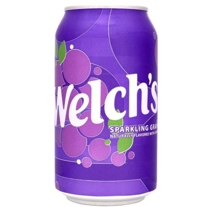 Welch's Sparkling Grape Soda Can, 355ml