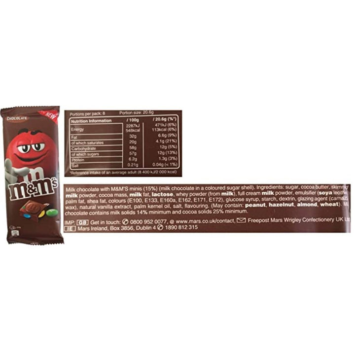 M&M's Chocolate Block, 165g