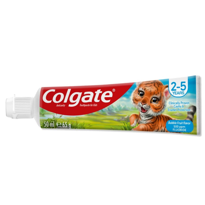 Colgate Toothpaste Anticavity For Kids 2-5 Years Bubble Fruit, 65g