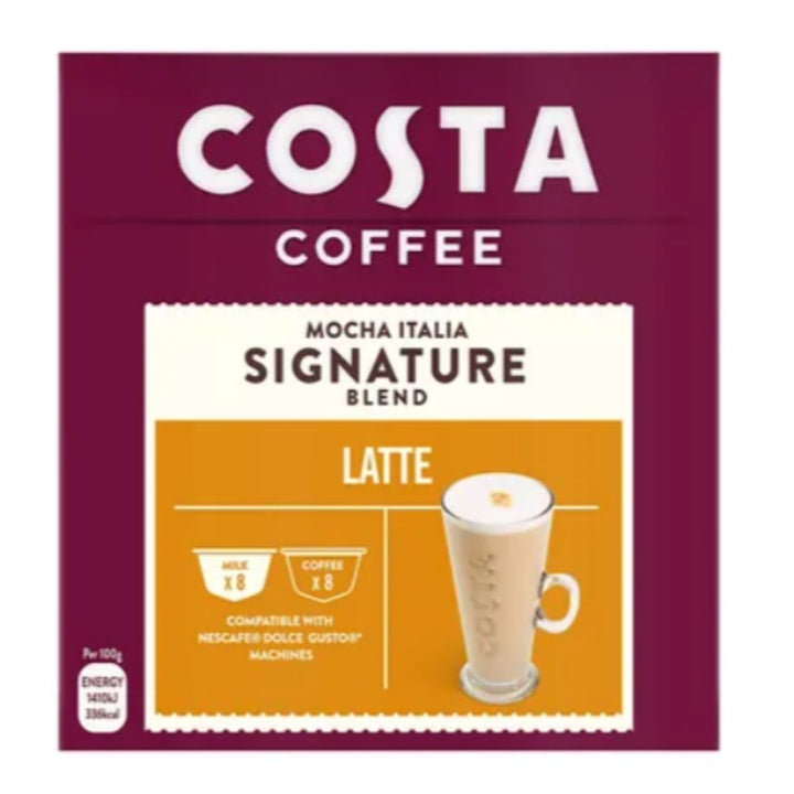 Costa Coffee Mocha Italia Signature Blend Latte, 182.4g