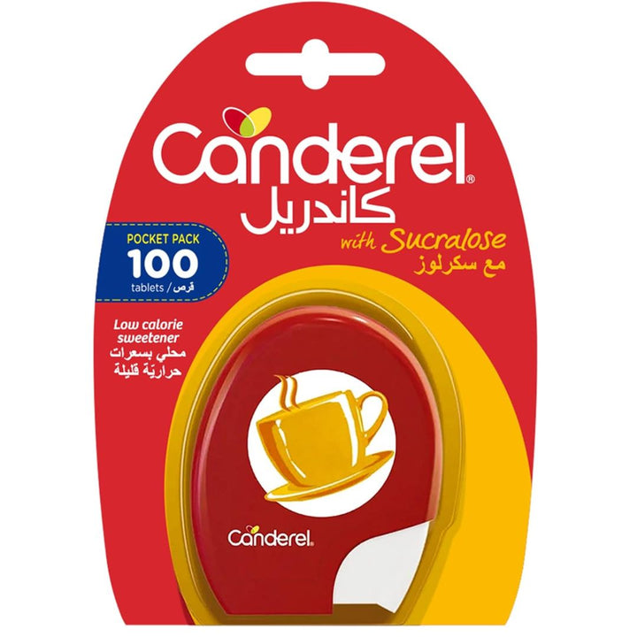 Canderel Sweetener Tablets with Sucralose, Pack of 100