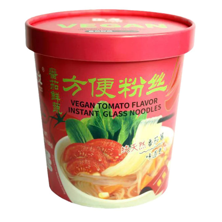 Zheng Wen Vegan Tomato Flavour Instant Glass Noodles, 100g