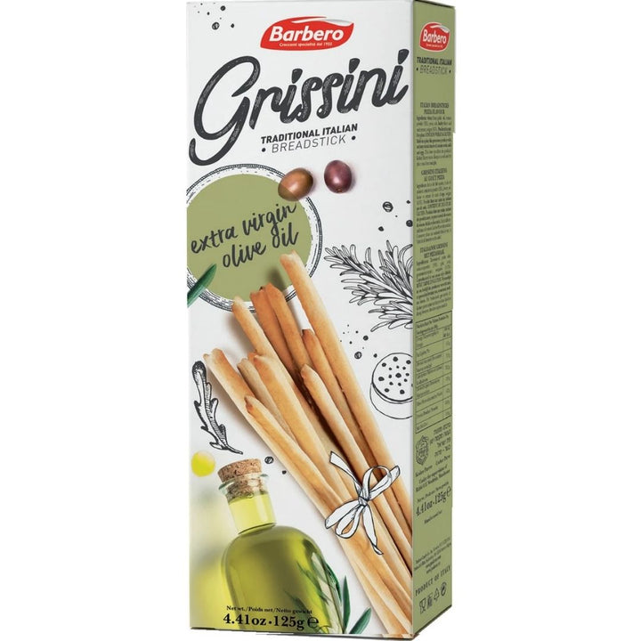 Barbero Grissini Torinesi Extra Virgin Olive Oil, 125g