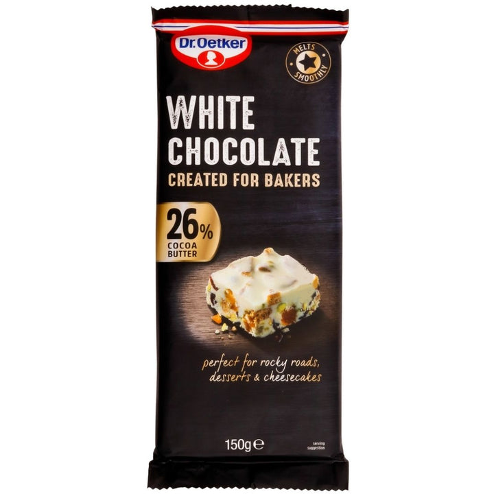 Dr Oetker Fine Cooks White Chocolate, 150g