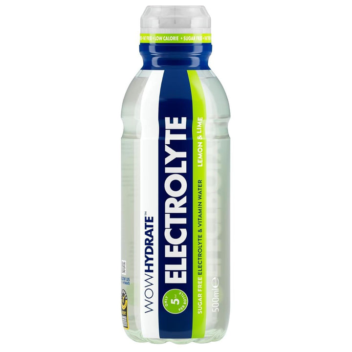 Wow Hydrate Electrolyte Lemon & Lime, 500ml