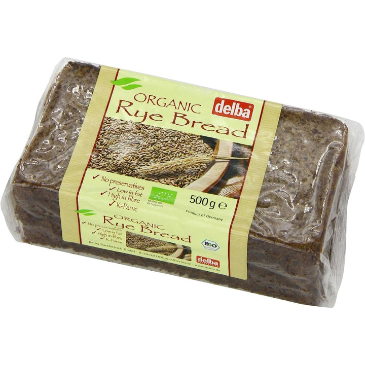 Delba Organic Rye Bread, 500g