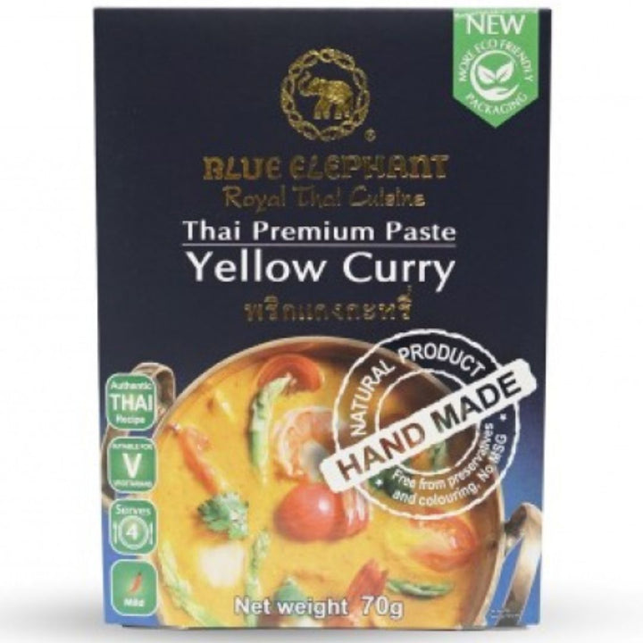 Blue Elephant Premium Thai Yellow Curry Paste, 70g