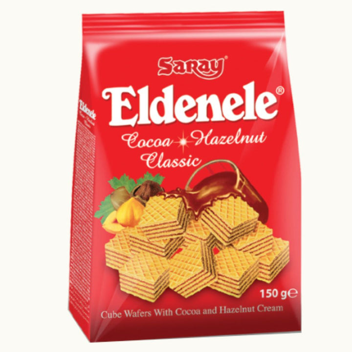 Eldenele Cube Wafers Cocoa And Hazelnut Cream 150g