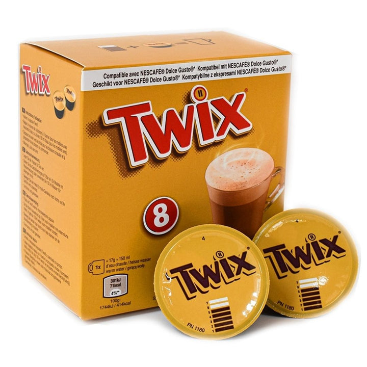 Dolce Gusto Twix Chocolate Capsules, 136g (8 Capsules x 17g)