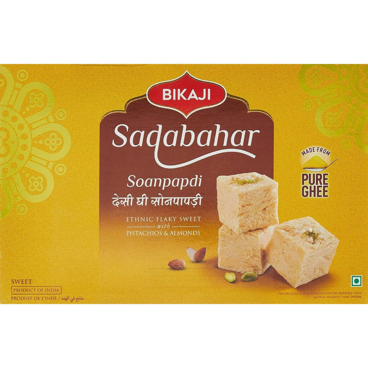 Bikaji Pure Ghee Sada Bahar (Soan Papdi), 200g