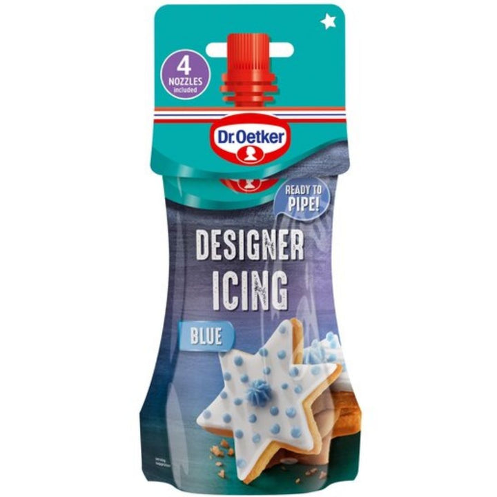 Dr. Oetker Designer Blue Icing Pouch, 140g