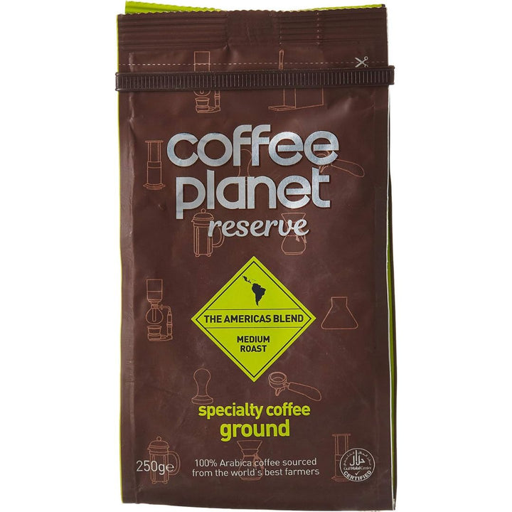 Coffee Planet Americas Blend Specialty Coffee Ground, 250g