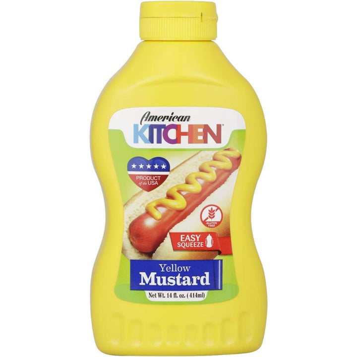 American Kitchen Yellow Mustard, 414ml