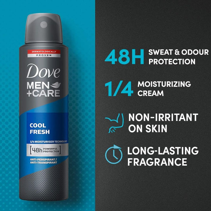 Dove Men +Care Cool Fresh Deodorant, 150ml