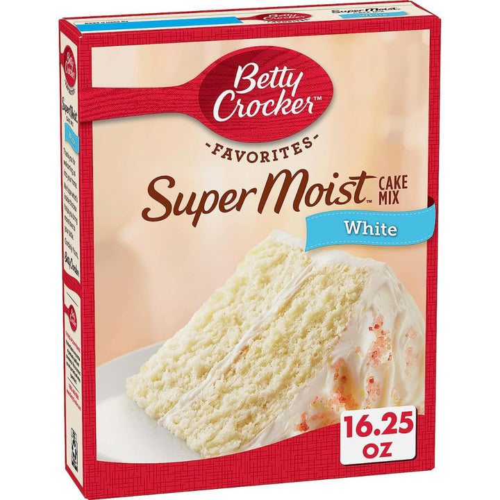 Betty Crocker Super Moist Cake Mix White Pouch, 460g