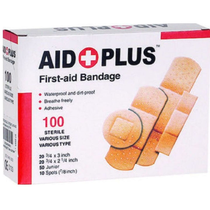 Aid Plus First Aid Bandage Sterile Various Size