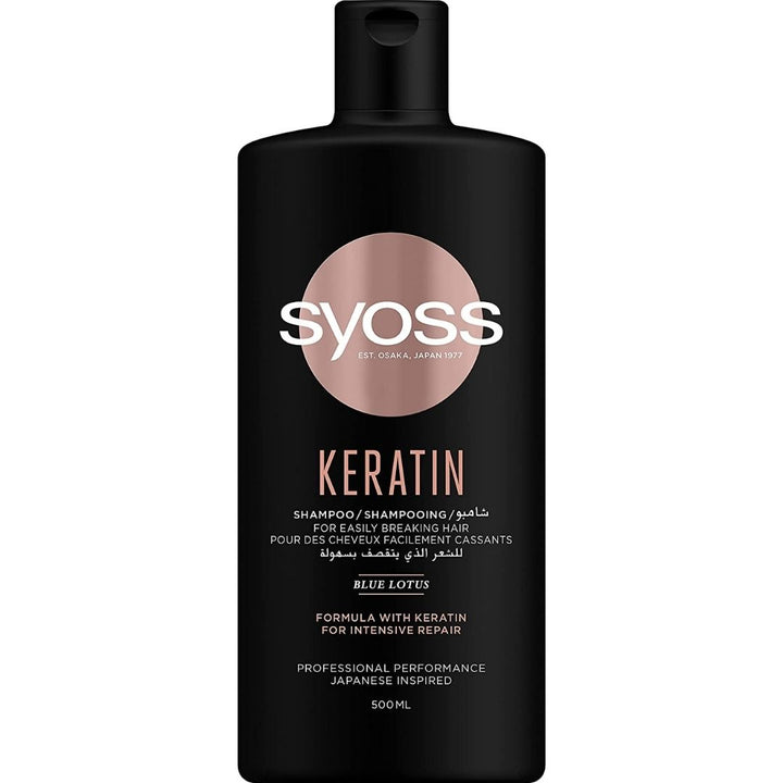 Syoss Keratin Hair Perfection Shampoo, 500ml