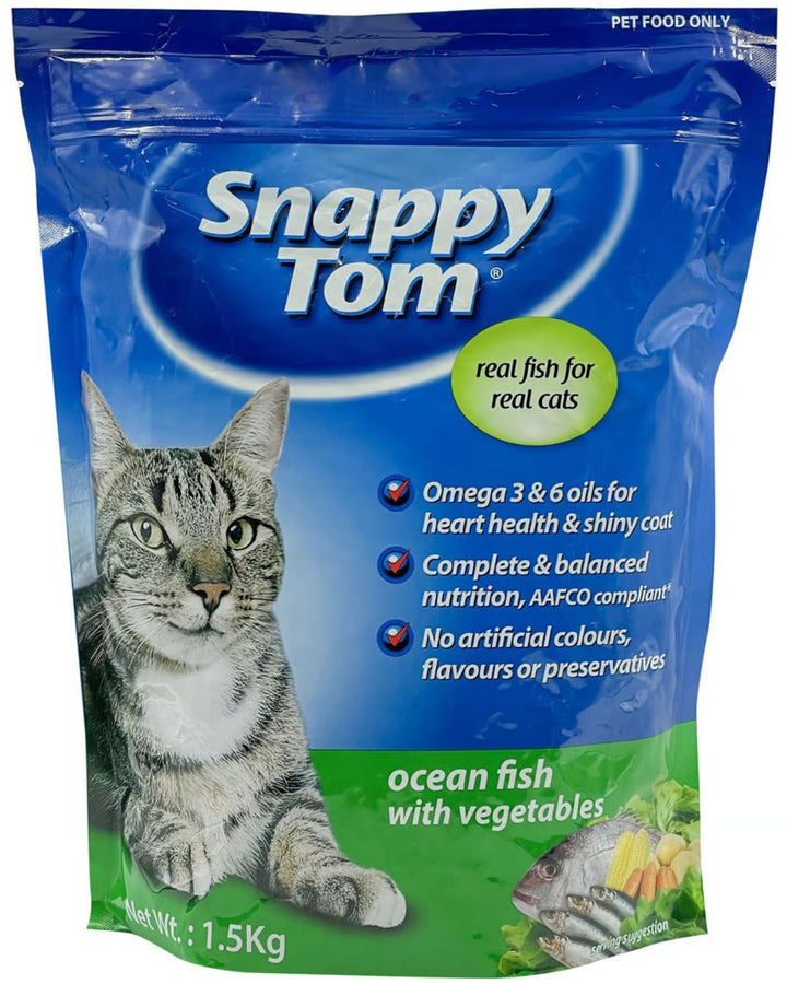 Snappy Tom Ocean Fish with Vegetables, 1.5kg