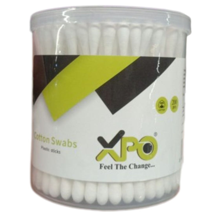 XPO Cotton Swabs Plastic Sticks