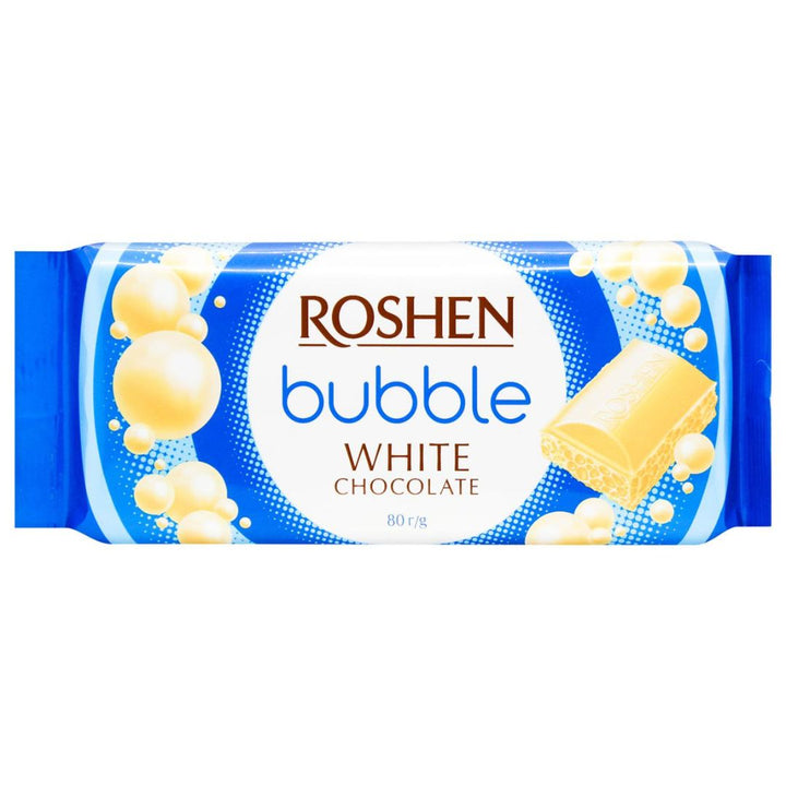 Roshen White Bubble Chocolate, 80g