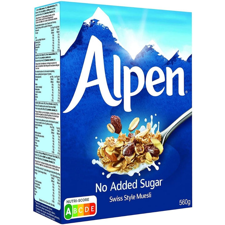 Alpen No Added Sugar Swiss Style Muesli, 560 g