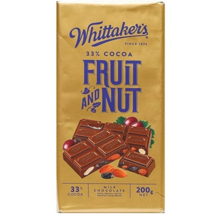 Whittaker's Fruit & Nut Bar, 200g