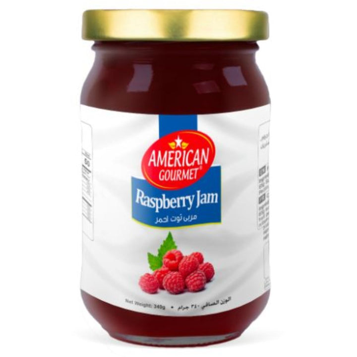 American Gourmet Raspberry Jam, 340g