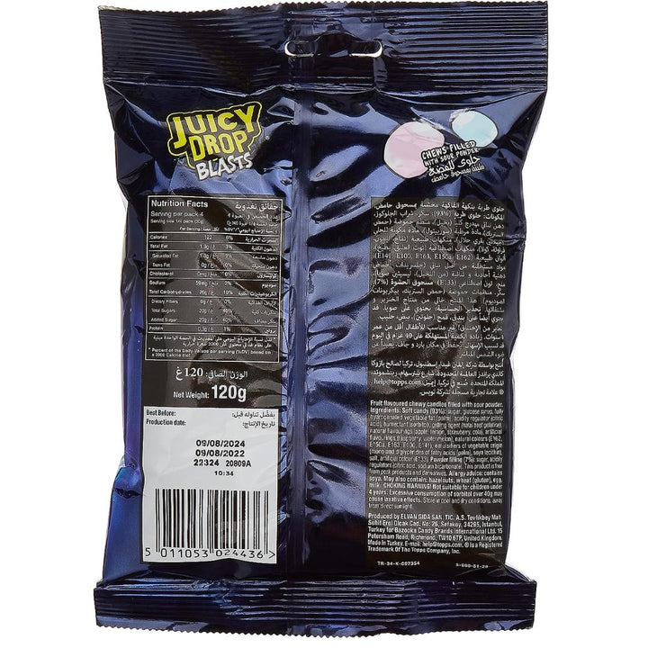 Bazooka Juicy Drop Blasts, 120g