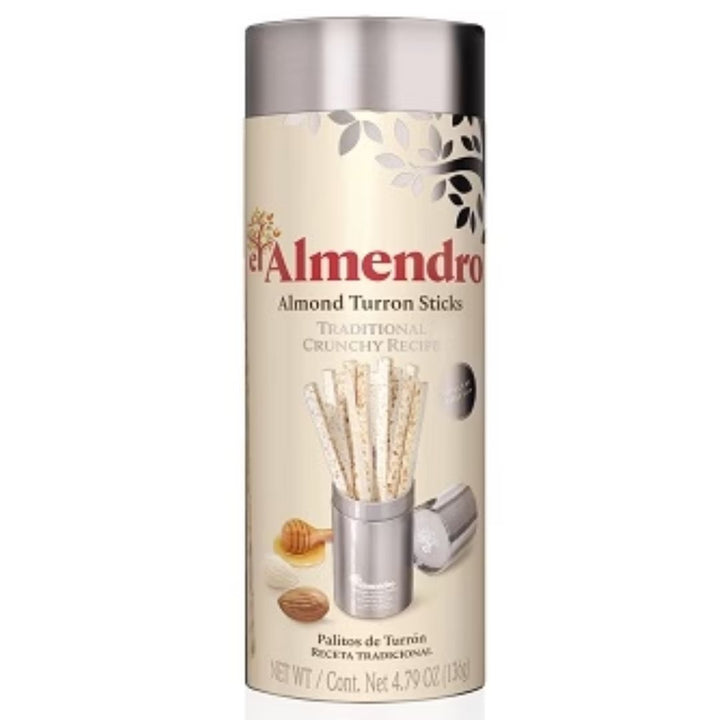 El Almendro Almond Turron Crunchy Almond Sticks, 136g