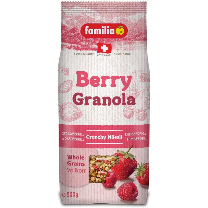 Berry Granola Crunchy Muesli With Strawberries And Raspberries, 500g