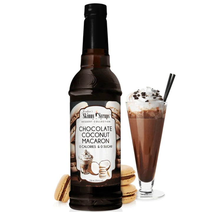 Skinny Syrups Sugar Free Chocolate Coconut Macaron Syrup, 750ml