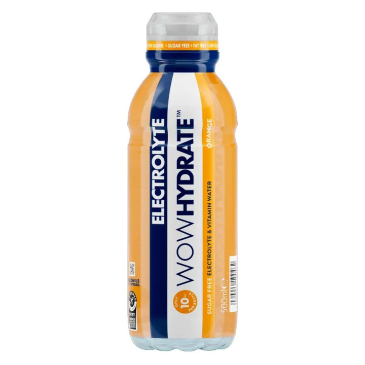 Wowhydrate Orange Electrolyte & Vitamin Water, 500ml