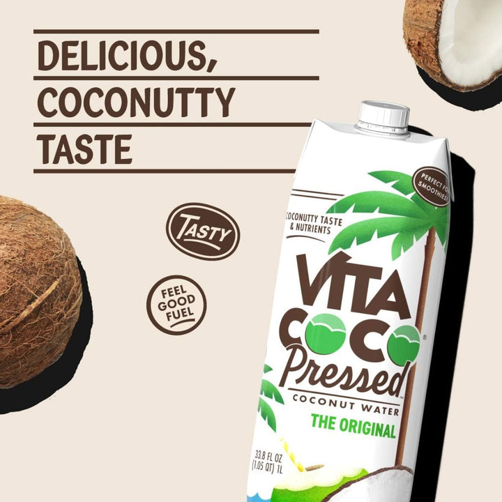 Vita Coco Coconut Water with Pressed Coconut, 1L