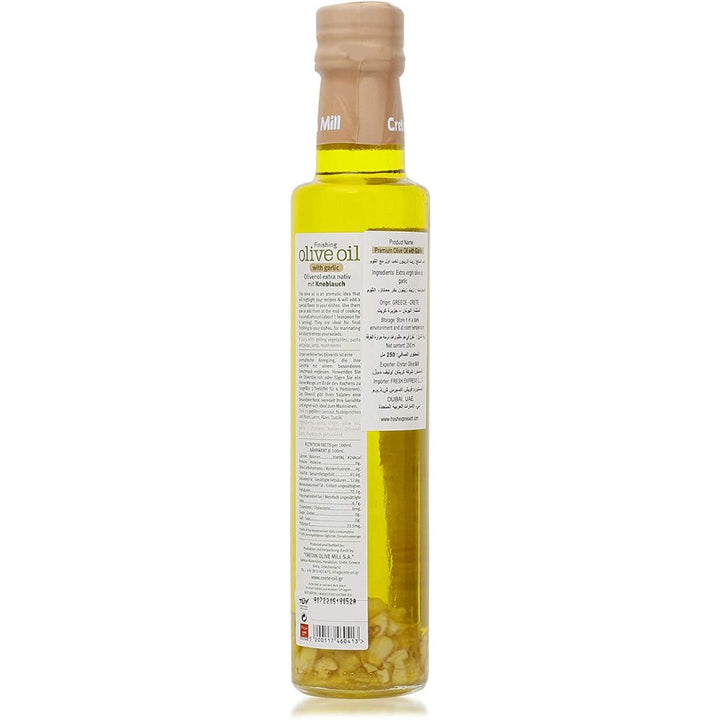 Cretan Olive Oil with Garlic, 250 ml