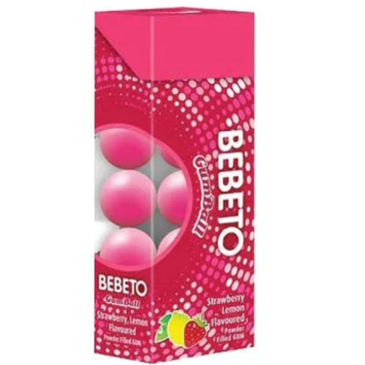 Bebeto Gum Ball Strawberry Lemon, 25g