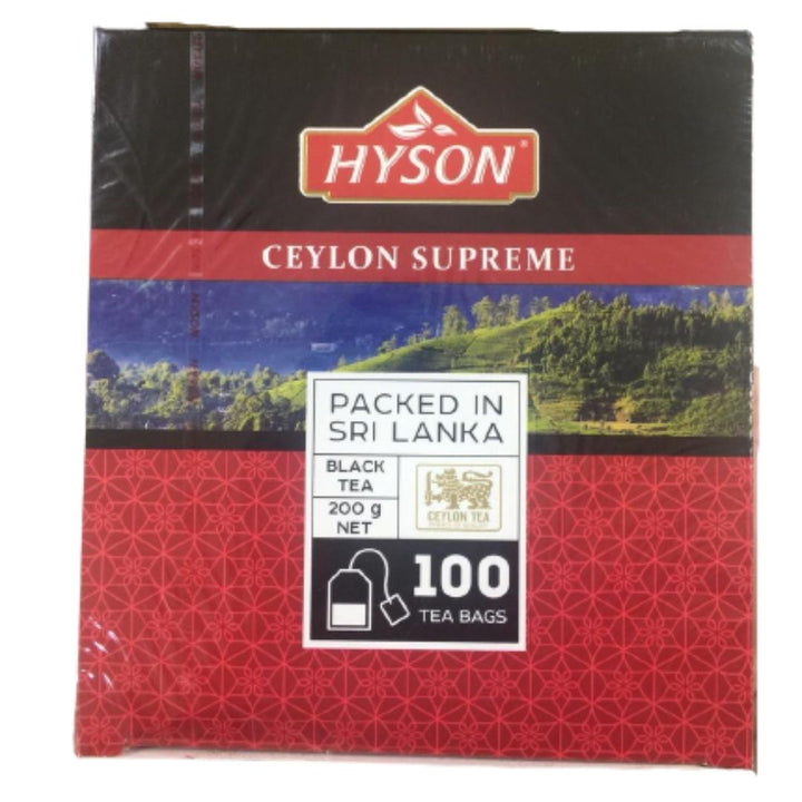 Hyson Ceylon Supreme Tea All Natural 100bags, 200g