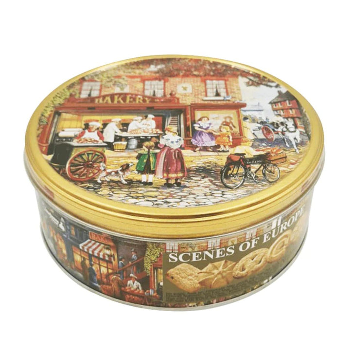 Danish Butter Cookies Scenes Of Europe Tins Assorted Designs, 150g