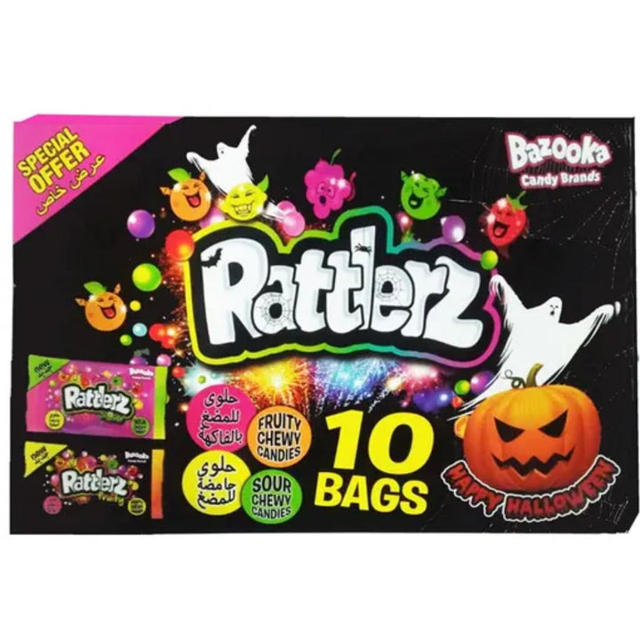 Bazooka Rattlerz Sour Chewy Candy, 400g